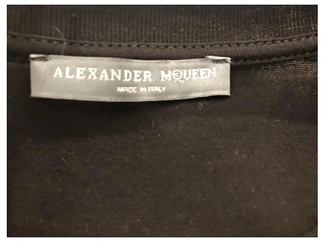 Alexander Mcqueen Tops Negro 