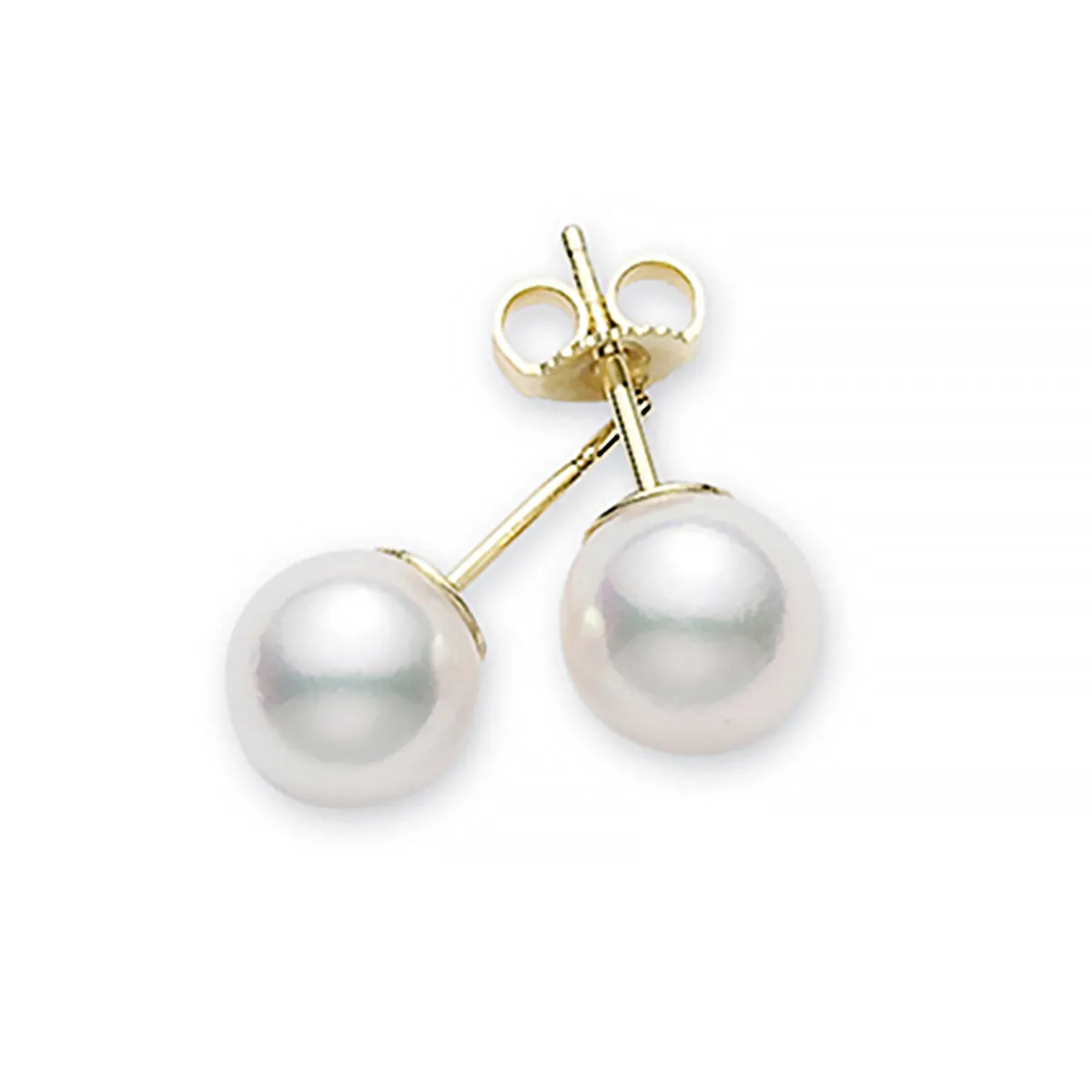 CLASSIC Earrings - 18k Yellow Gold - 7-7.5mm A