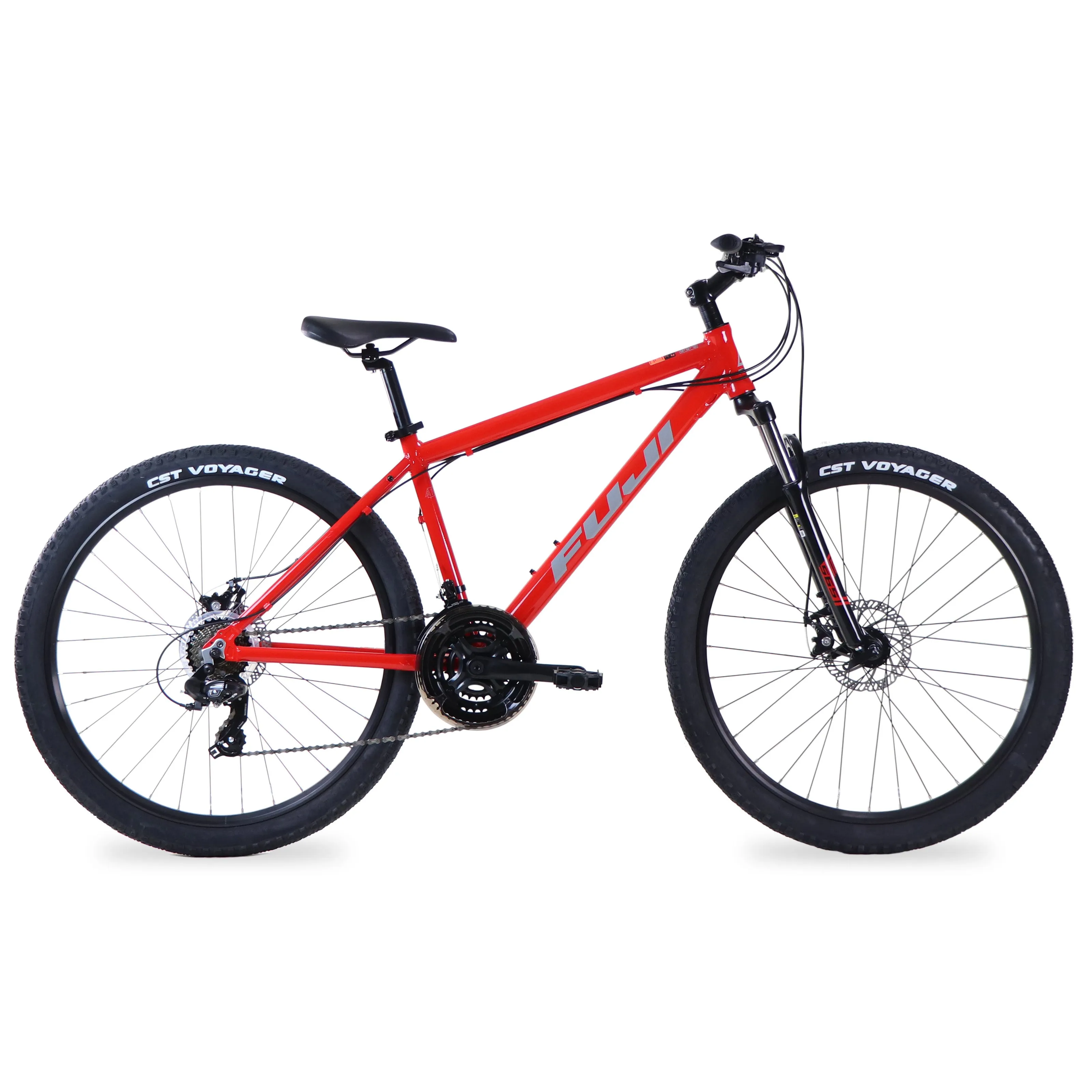 Bicicleta FUJI Montaa ADVENTURE R27.5 3x7 Unisex FS Frenos Doble Disco Mecanico Aluminio Rojo Talla:XS (19222395613)