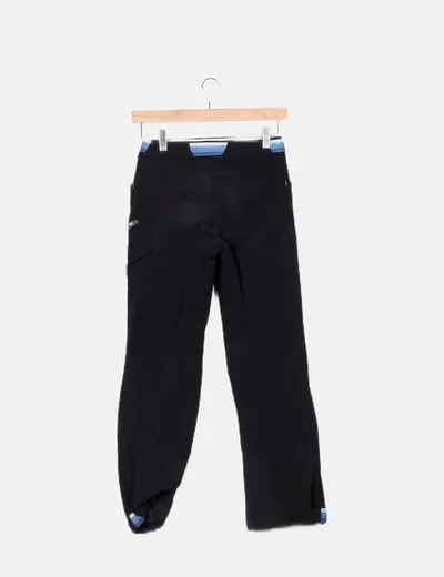 Black sports pants from Decathlon