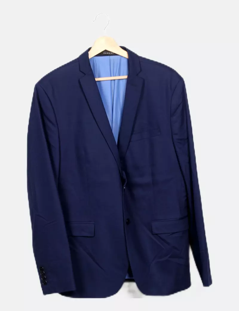 Blue Casual Zara Blazer