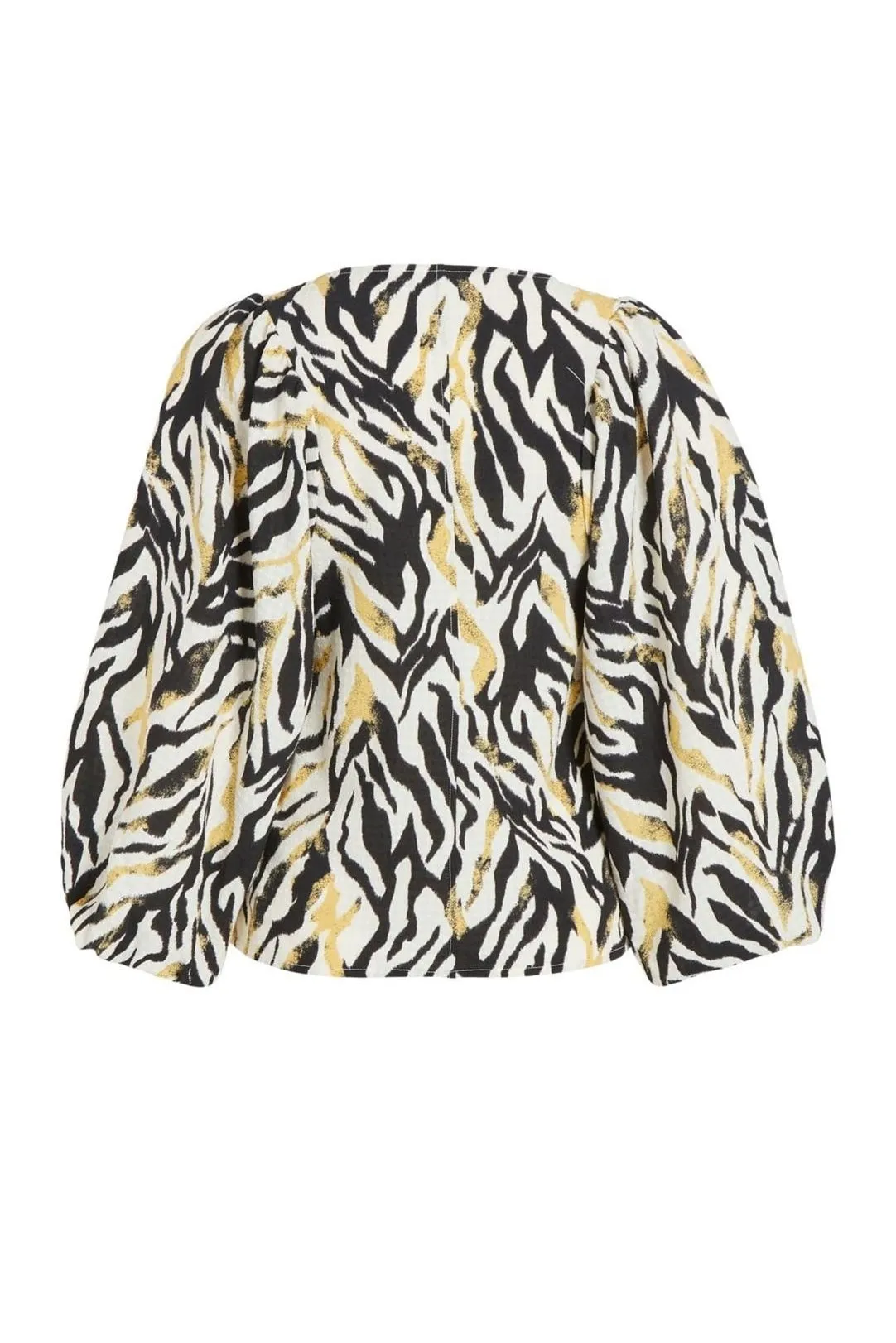 Blusa negra estampada Vicludia