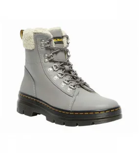 Doc Martens 1460 Serena Collar Gris Faux Leather Boots