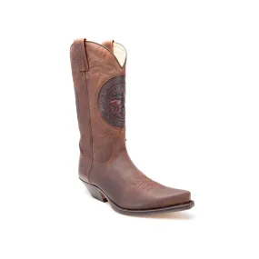Botas Sendra 2600 Cuervo Western para hombre logo circular