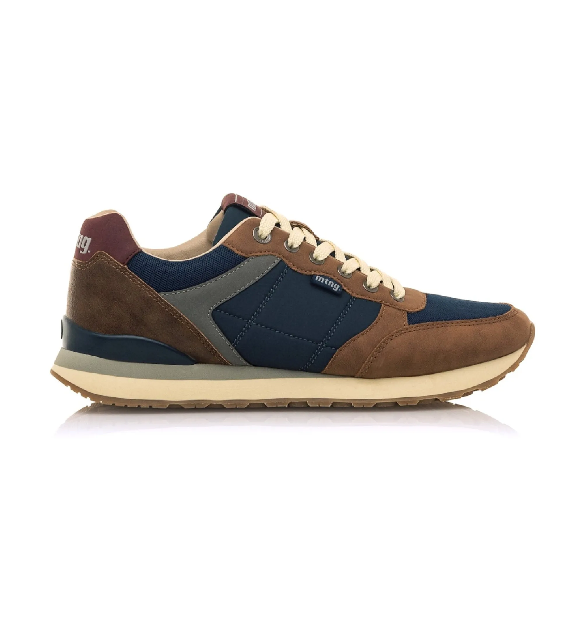 Brown and navy Portland sneakers