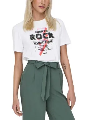 Camiseta blanca Only para mujer
