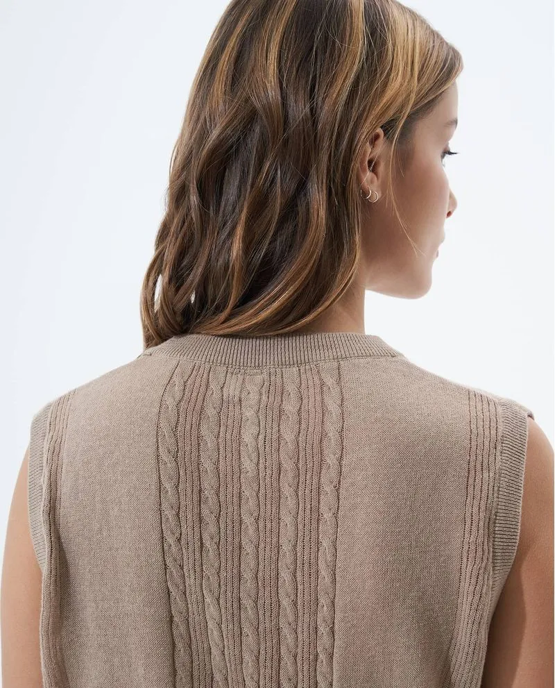 Camiseta tejida para mujer