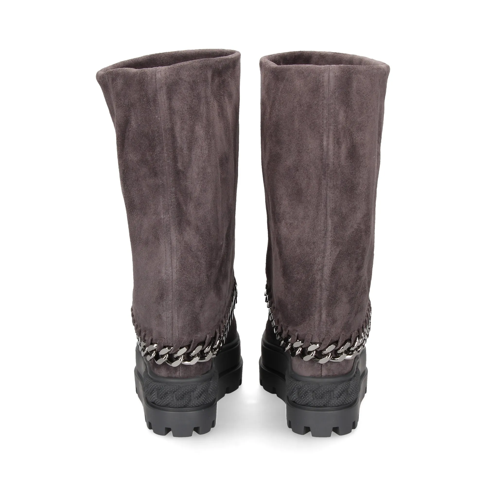 Womens flat gray CASADEI boots