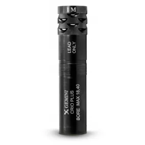 Choke Gemini Freno de boca +20mm Crio Plus (70mm) calibre 12 para escopetas de caza y tiro deportivo