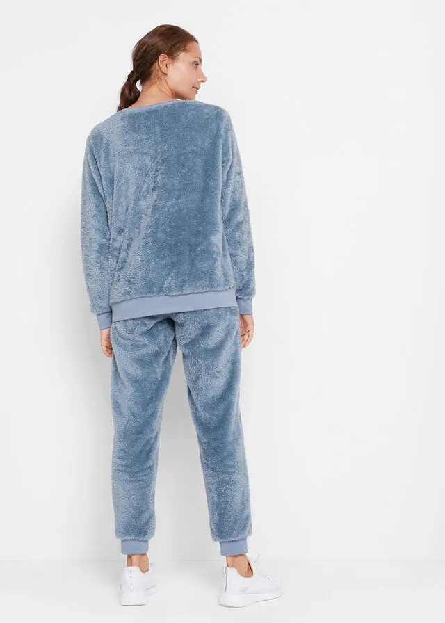 Blue matte tracksuit