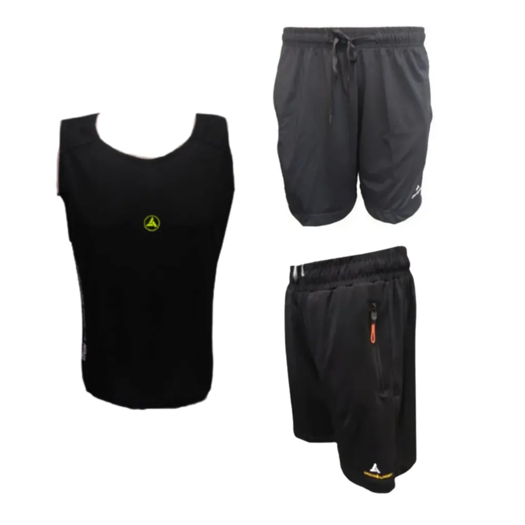 Combo Triple! Musuclosa Ng + Bermuda y Short Ng con bolsillo → Triple Combo: Top Musuclosa Ng + Bermuda and Short Ng with Pocket