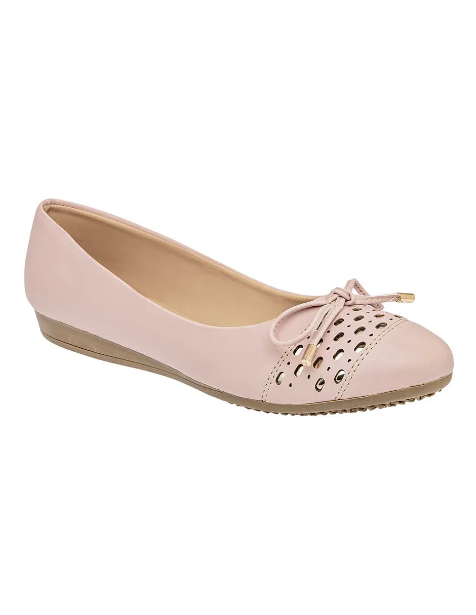 Flats clásicas Exterior Sintético Color Rosa Para Mujer De RBCOLLECTION