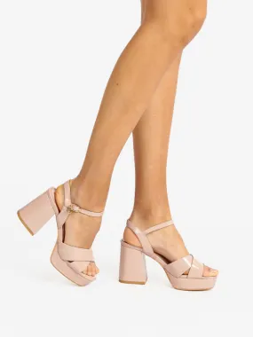 Gattinoni Sandalias mujer charol con tacón