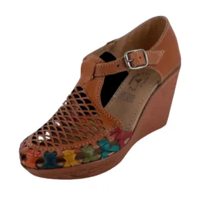 Huaraches Artesanales de Piel para mujer RD-Clear Tan V2