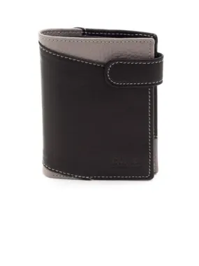 Black-Grey Blesrok 293 Wallet for Men