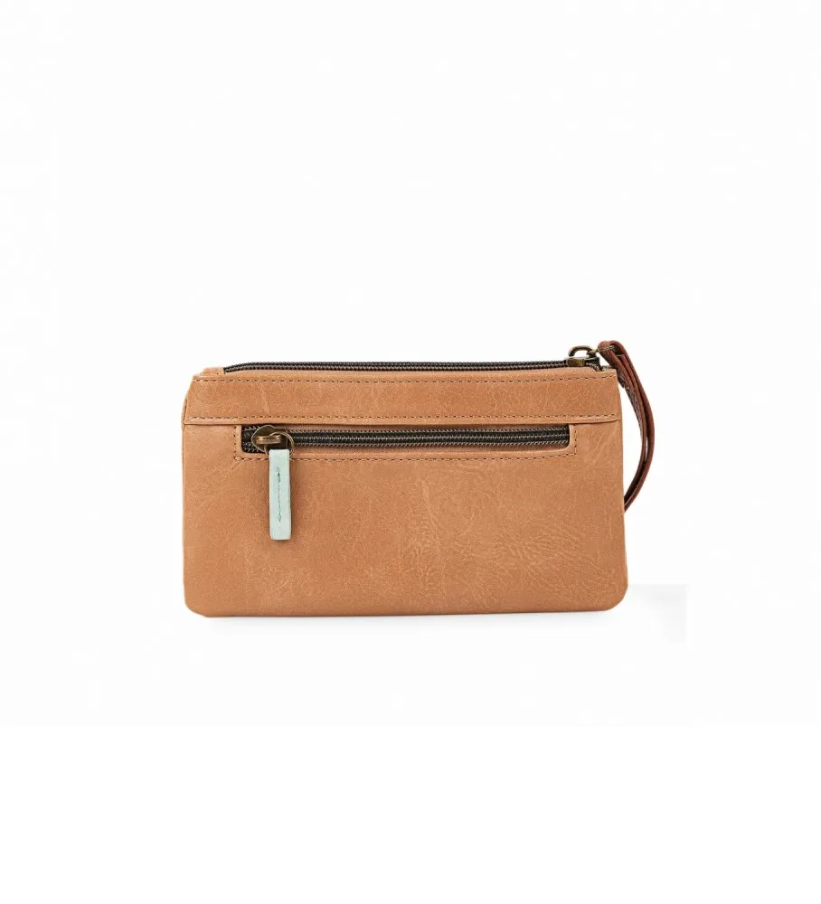 Beige Casual Wallet - 18x10x1cm