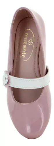 Mutante Zapato Balerina Moda Casual Fiesta Charol Niña 90159