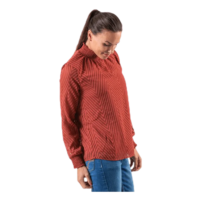 Only New Kayla L/S Top Red