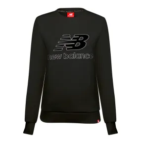 Woman's Lifestyle Crew Black Sweatshirt