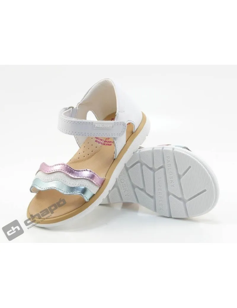 Sandalia Blanco Pablosky 031000