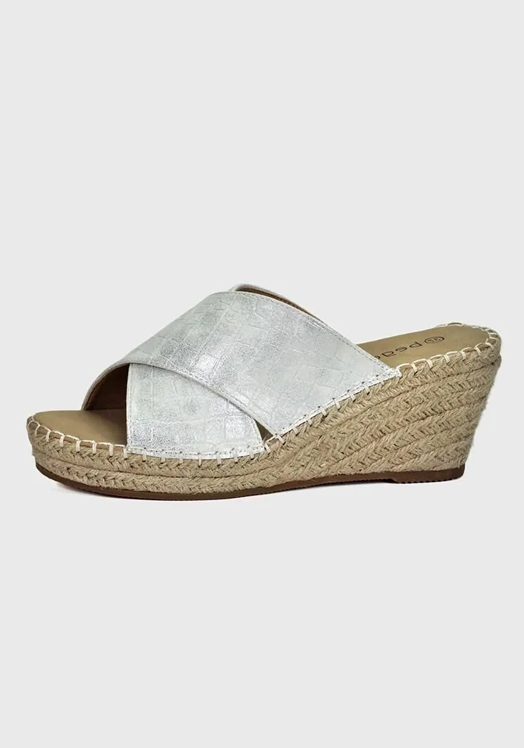 White Elian Sandals