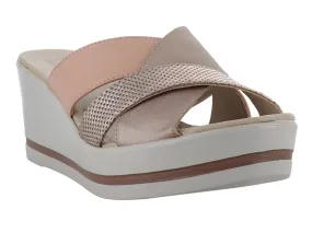 Sandalias Suave Caminar 6415 Rosa Para Mujer