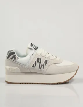 New Balance White Sneakers Wl574