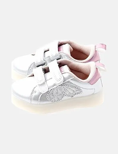Silver Butterfly Detail Primark Sneaker