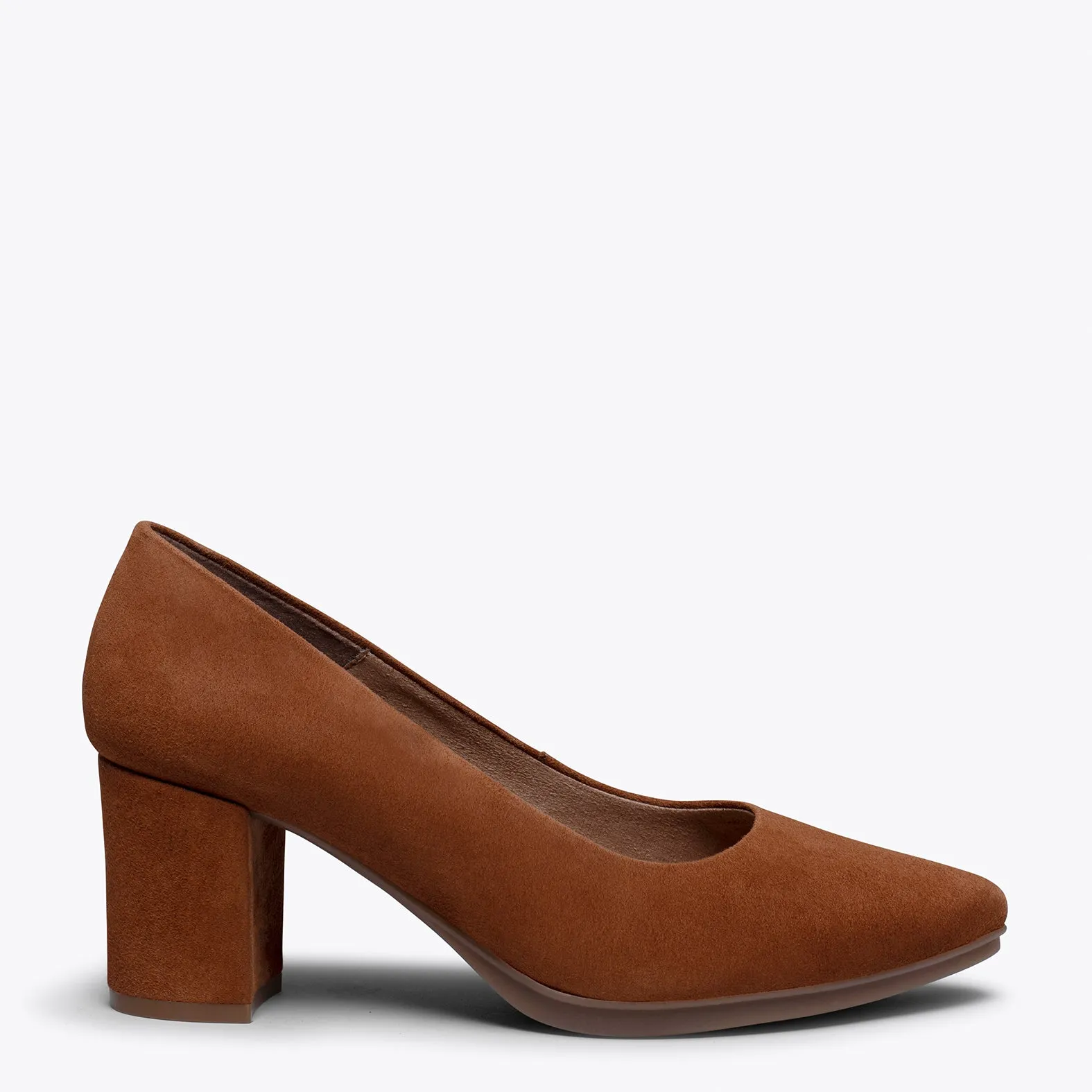 URBAN S - Mid Heel BROWN Pumps