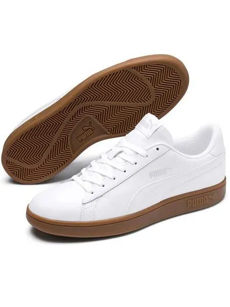 White Puma Smash Sneaker