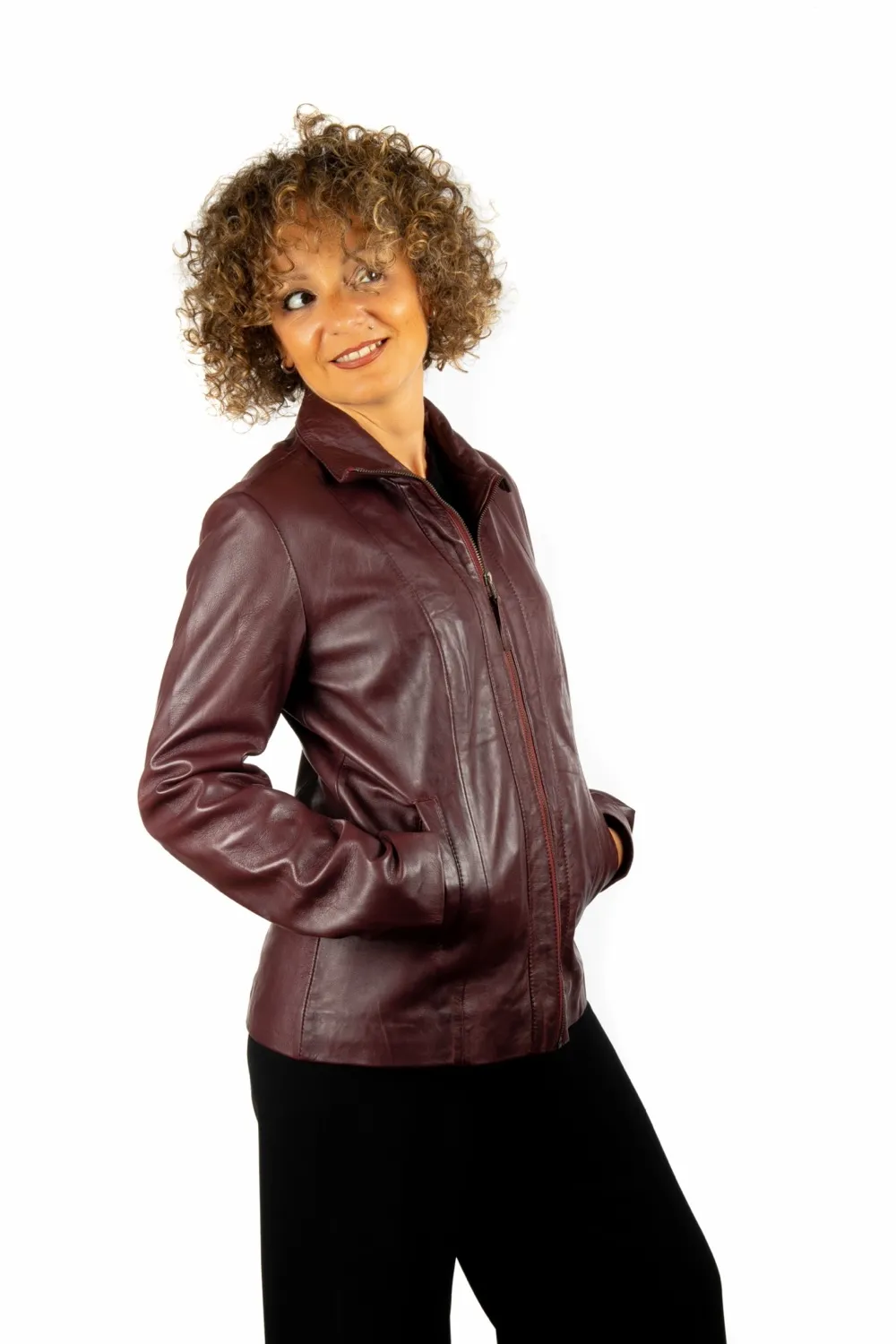 Women's Leather Jacket, Brand New