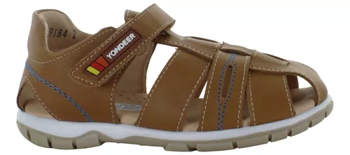 Yondeers Sandalia Huarache Vestir Casual Camel Niño 84627