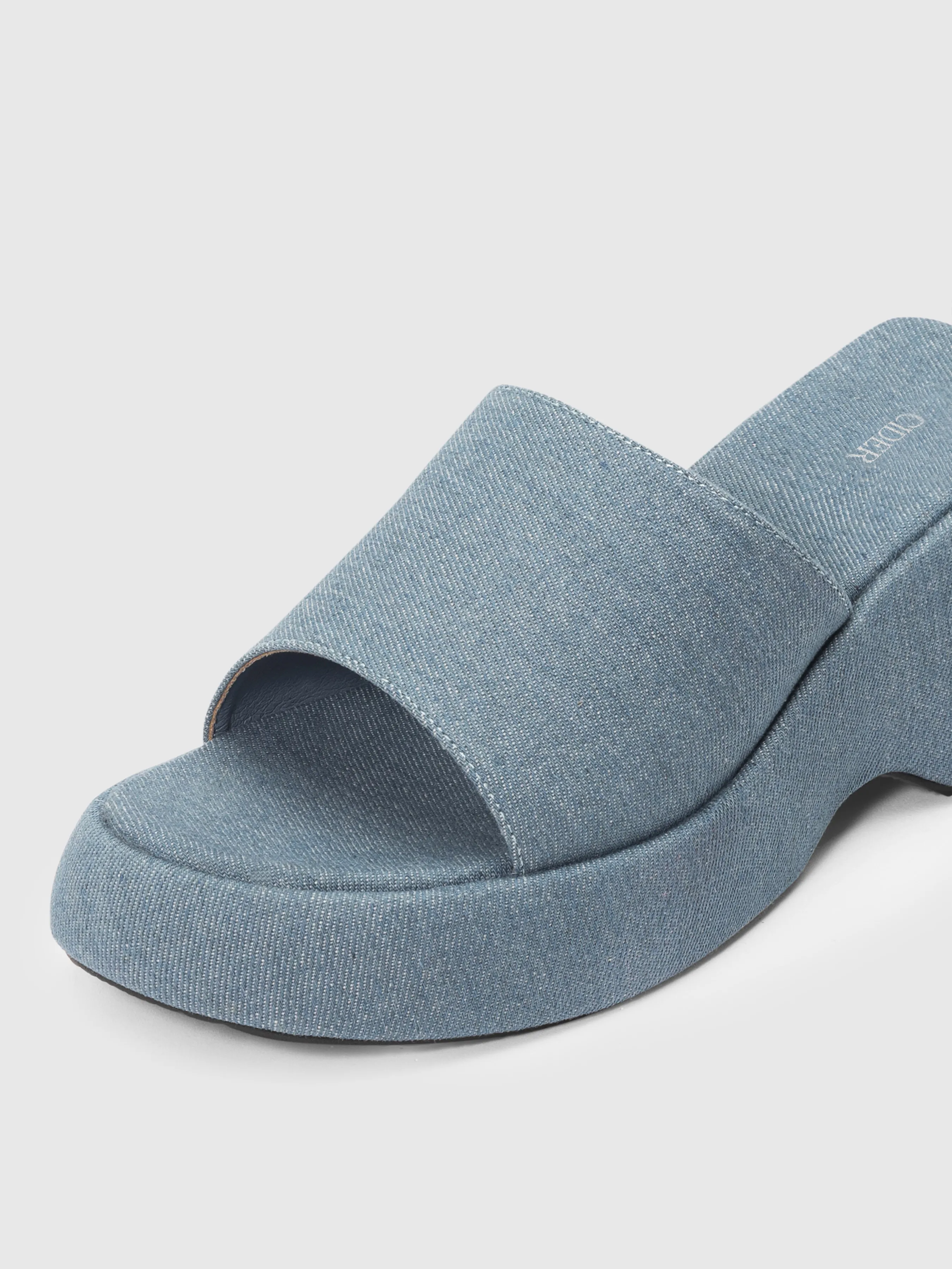 Chunky Heel Sandals with Simple Strap - Shop Now